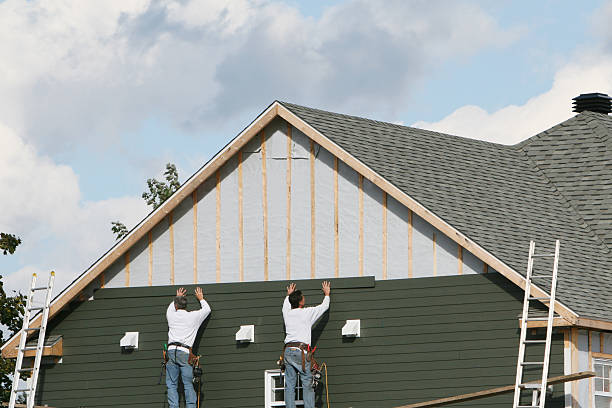 Professional Siding Installation technician working in Barnardsville, NC